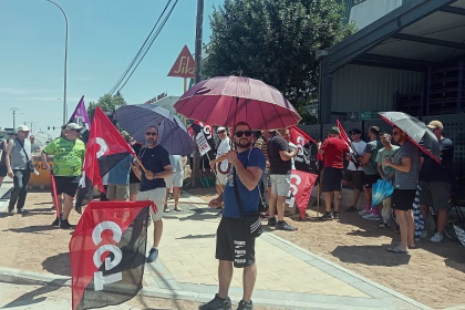 La plantilla de la fundición Saeta ha logrado defender sus derechos tras más de mes y medio de huelga. Foto: CGT Valladolid