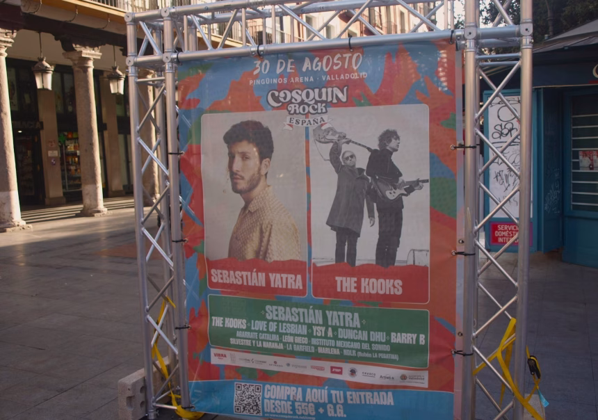 Valladolid, lista una vez más para acoger el Cosquín Rock. Foto: Social24Horas