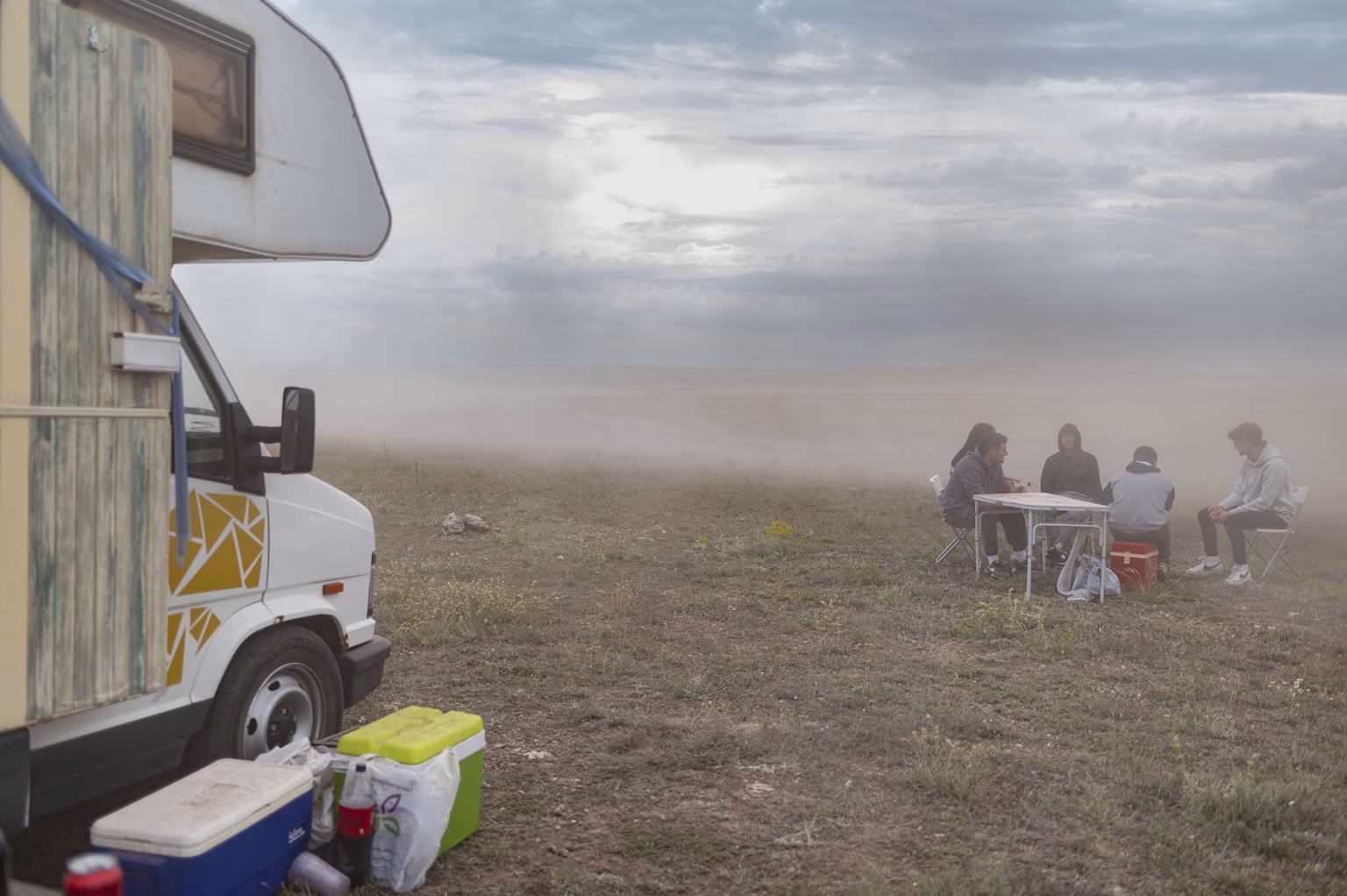 Una de las obras que forma la colección "Gasolina". Foto: Virginia Villacisla