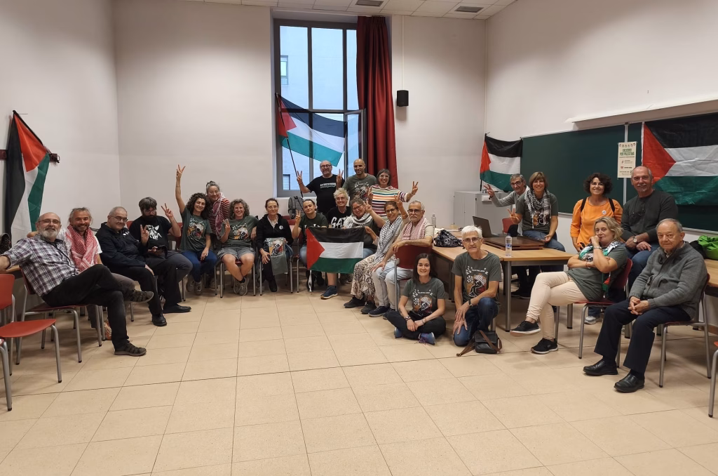 La ciudad de Valladolid ha sido uno de los referentes nacionales de movilidad ciudadana a favor del pueblo palestino. Foto: Marea Palestina