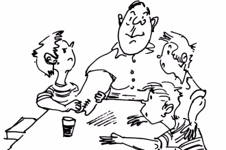 Delibes ilustró su novela "El camino" para una edición estadounidense en 1960. Foto: Fundación Miguel Delibes