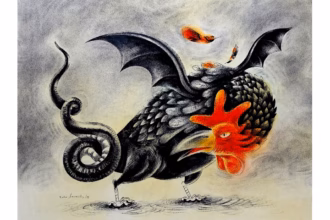 Basilisco (‘Mitología leonesa’ de Toño Benavides)