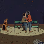 Ilustración incluida en el cartel del Foro de la Cultura, obra de Joaquín Reyes