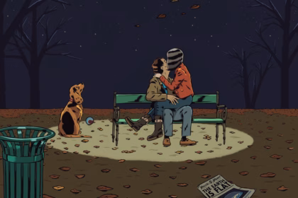 Ilustración incluida en el cartel del Foro de la Cultura, obra de Joaquín Reyes