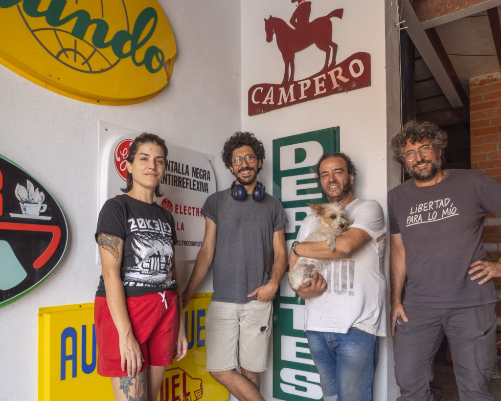De izquierda a derecha: Laura Asensio, Chucho Nieto, Carlos Burgos y Alejandro Antoraz. Foto: Valladolid con carácter