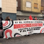 Pancarta principal de la concentración convocada para defender el derecho al aborto. Foto: Social24Horas