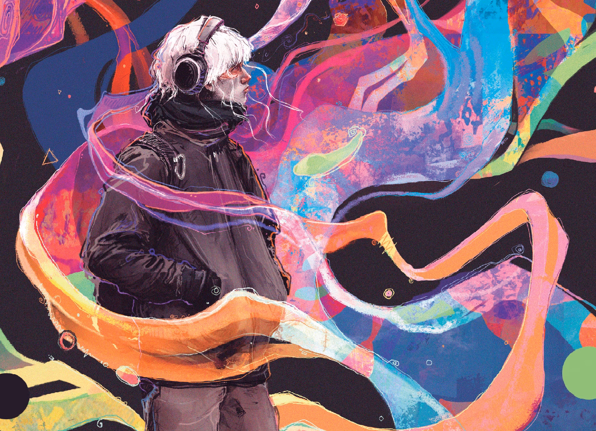 Ilustración de la publicación "Tú eliges la respuesta. Conceptos de feminismo", por Patricia Repullés y Juan Acosta para el Instituto de las Mujeres