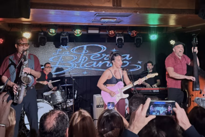 La Perra Blanco presentó en Porta Caeli su quinto disco. Ahora en formato quinteto. Foto: Social24Horas