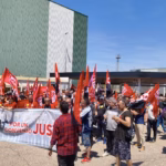 La semana pasada, en respuesta al abandono de la mesa de negociación por parte de la empresa, los sindicatos convocaron paros y movilizaciones. Foto: CGT Renault