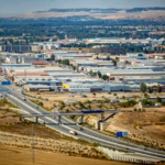 Imagen aérea del Polígono de San Cristóbal, en Valladolid. Foto: Asociación Polígono de San Cristóbal