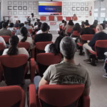 Charla informativa en uno de los CITE de Castilla y León. Foto: CCOO
