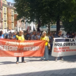 Concentración en la plaza de la Libertad (Valladolid) el pasado sábado 30 de mayo. Foto: S.F.