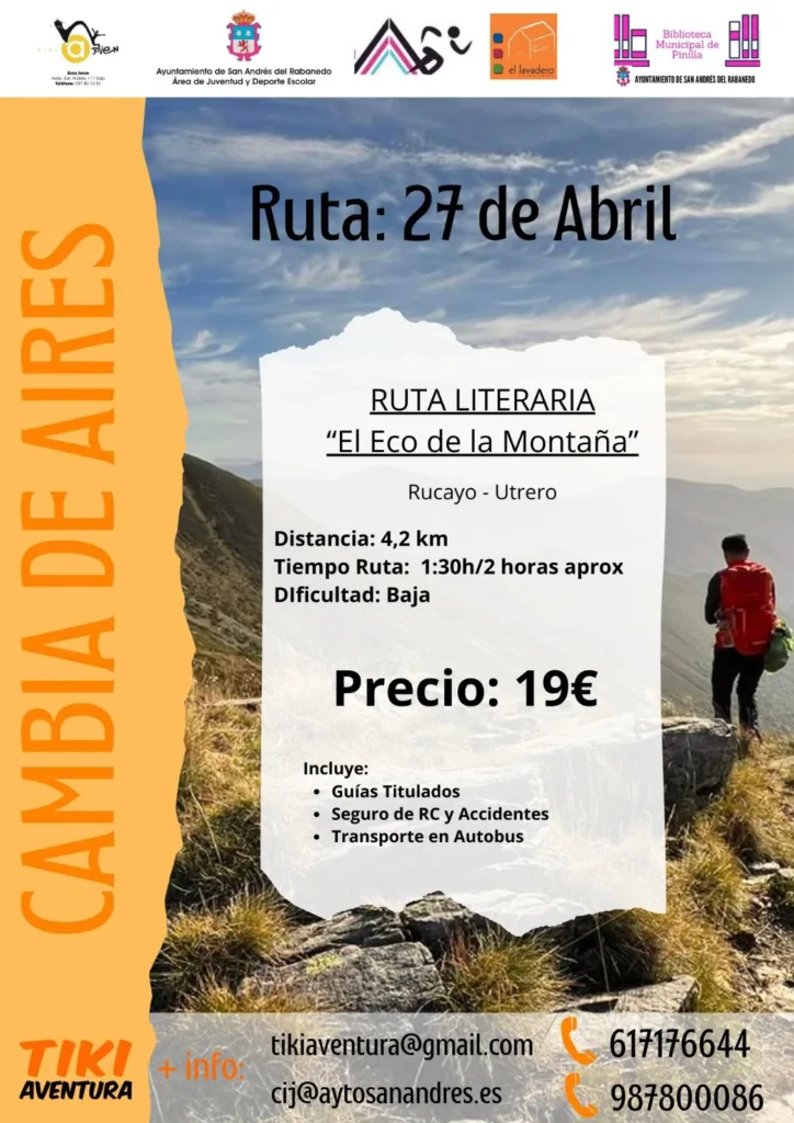 Cartel ruta literaria