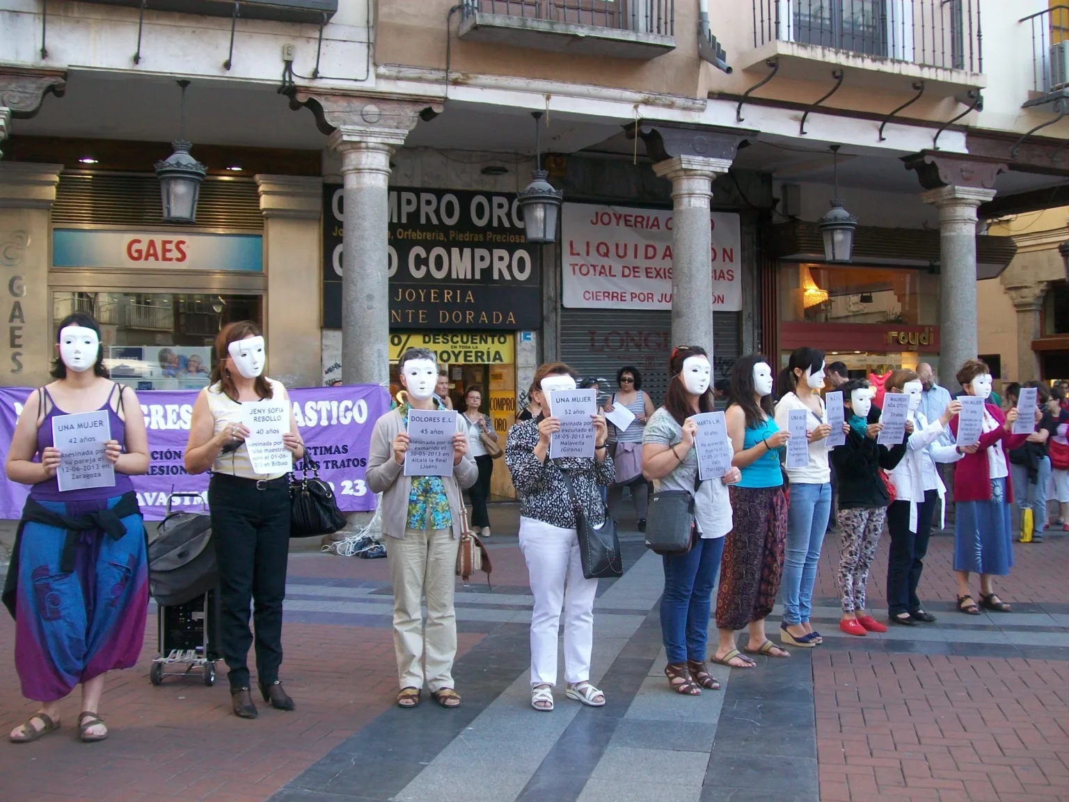Valladolid ha sido testigo de numerosas concentraciones contra la violencia de género en los últimos años. Foto: ADAVASYMT.