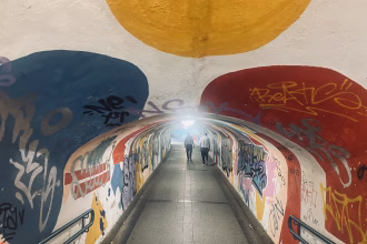 Túnel Labradores-Delicias, uniendo el centro urbano con uno de los barrios más populares de Valladolid. Foto: Social24Horas.