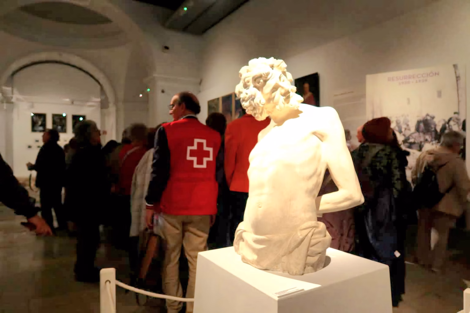 Actividad de Cruz Roja en Valladolid.