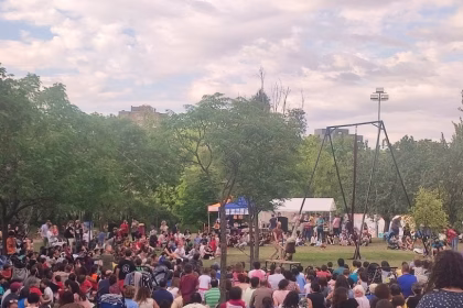 El parque de los Almendros, en el barrio de Parquesol. Foto: Asociación Estarivel