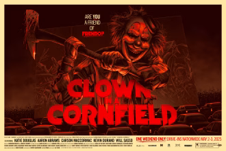 Cartel de la película ganadora del PUFA 2025, un slasher estadounidense, con una antigua fábrica como centro de las controversias