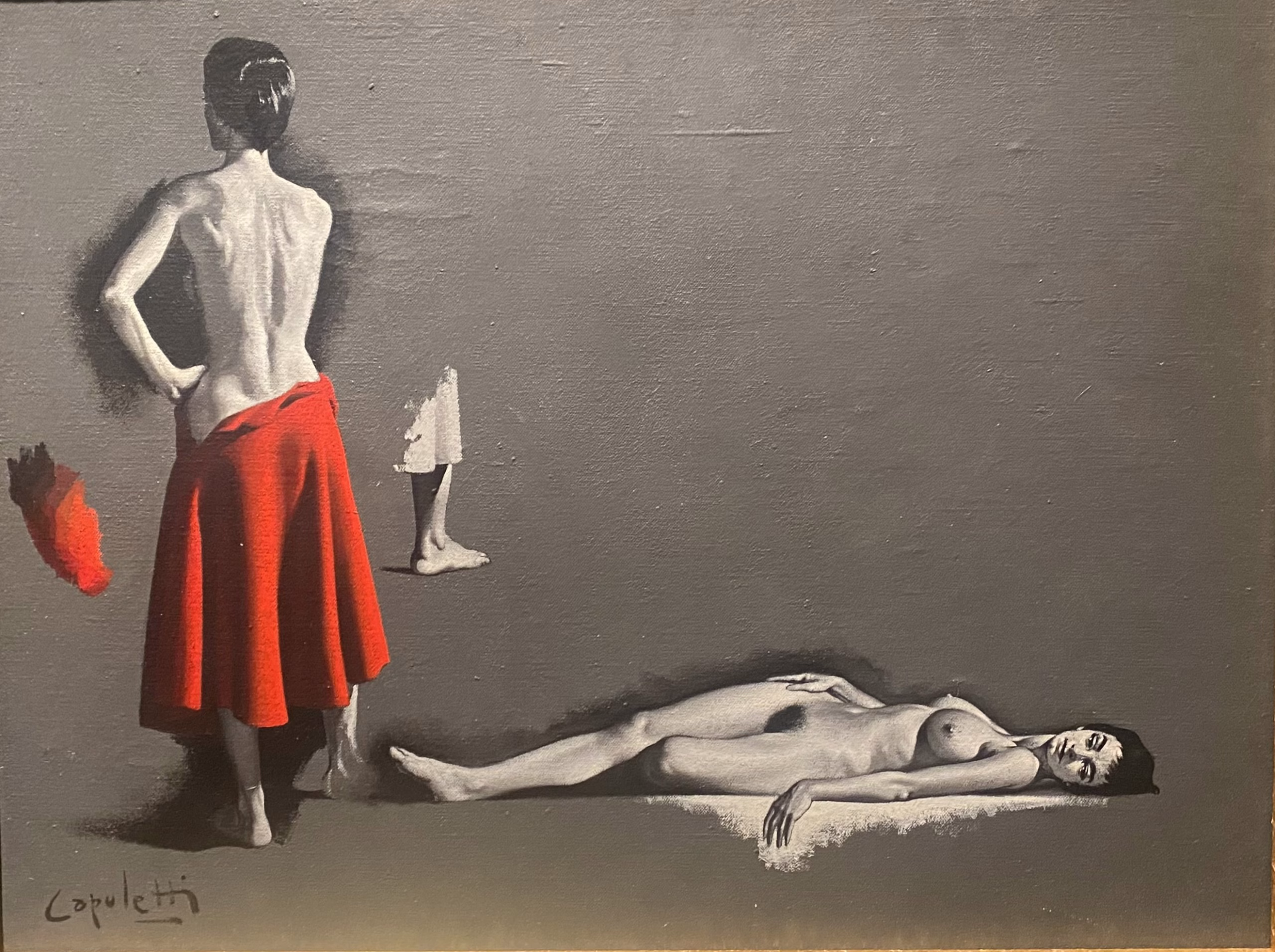 Boceto de Capuletti (estudio para "Una puerta debe estar abierta). 1957. Foto: Social24Horas