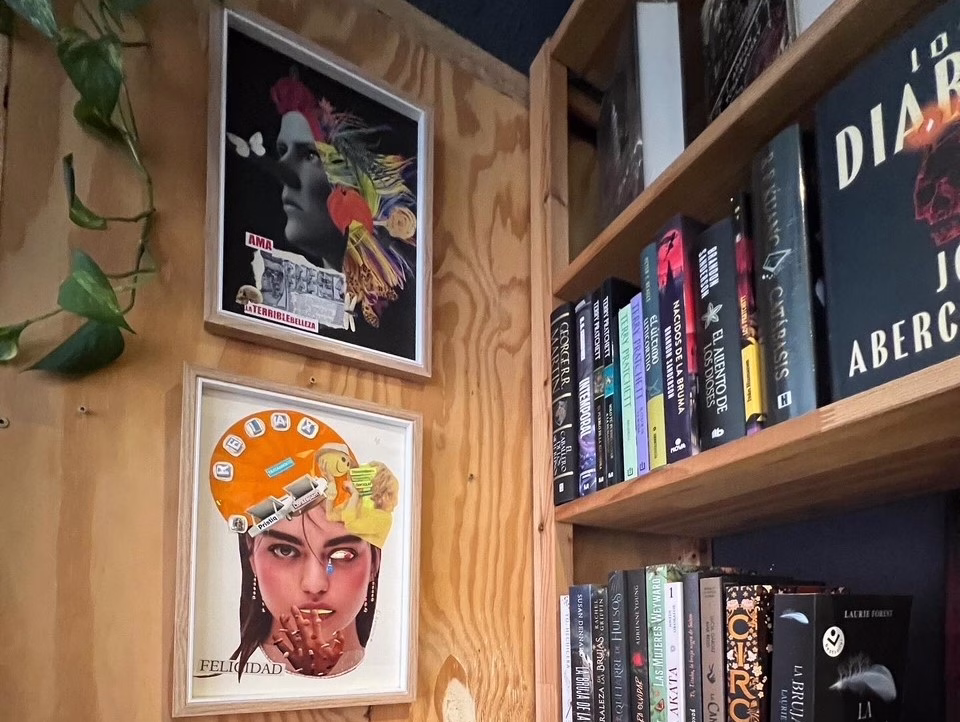 Marta y César han trabajado los últimos años en el diseño de lámparas artesanales. Foto: Psychollage