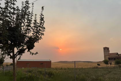 Atardecer en el municipio de Pinilla de Toro, en la provincia de Zamora. Foto: Lina Vergara