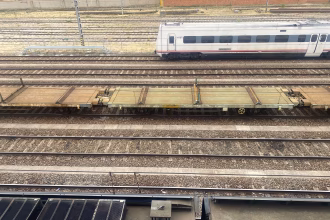 Las vías del tren se han convertido, como se comentó en la charla en el Centro Cívico Zona Sur, en asunto que polariza a la población vallisoletana. Foto: Social24Horas