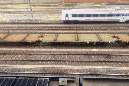 Las vías del tren se han convertido, como se comentó en la charla en el Centro Cívico Zona Sur, en asunto que polariza a la población vallisoletana. Foto: Social24Horas