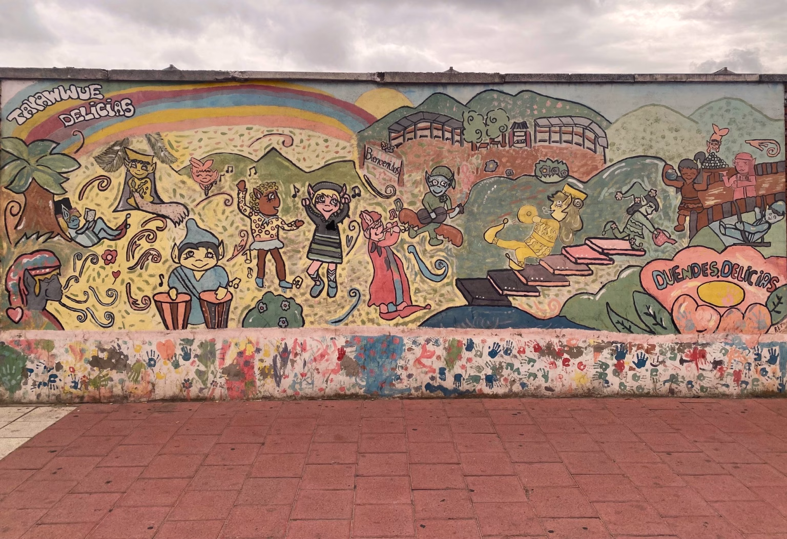 Mural en la avenida de Segovia, en el barrio de Las Delicias. Foto: Social24Horas