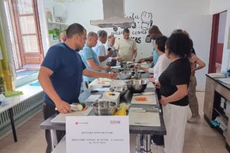 Taller Formativo de Operaciones Básicas de Cocina. Foto: Cruz Roja en Valladolid