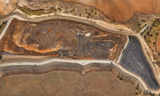 La ampliación del vertedero de Santovenia, nueva polémica medioambiental en la región. Foto: Ecologistas en Acción
