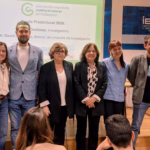 De izda a dcha: Patricia Nieto (Fundación Científica AECC); Juan García Serna (UVa); Luisa Lobete (AECC Valladolid); Asunción Rocher (IBGM); Beatriz Gutiérrez (investigadora), y el Dr. David Bernardo, director del proyecto. Foto: AECC Valladolid