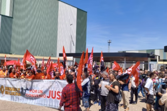 La semana pasada, en respuesta al abandono de la mesa de negociación por parte de la empresa, los sindicatos convocaron paros y movilizaciones. Foto: CGT Renault