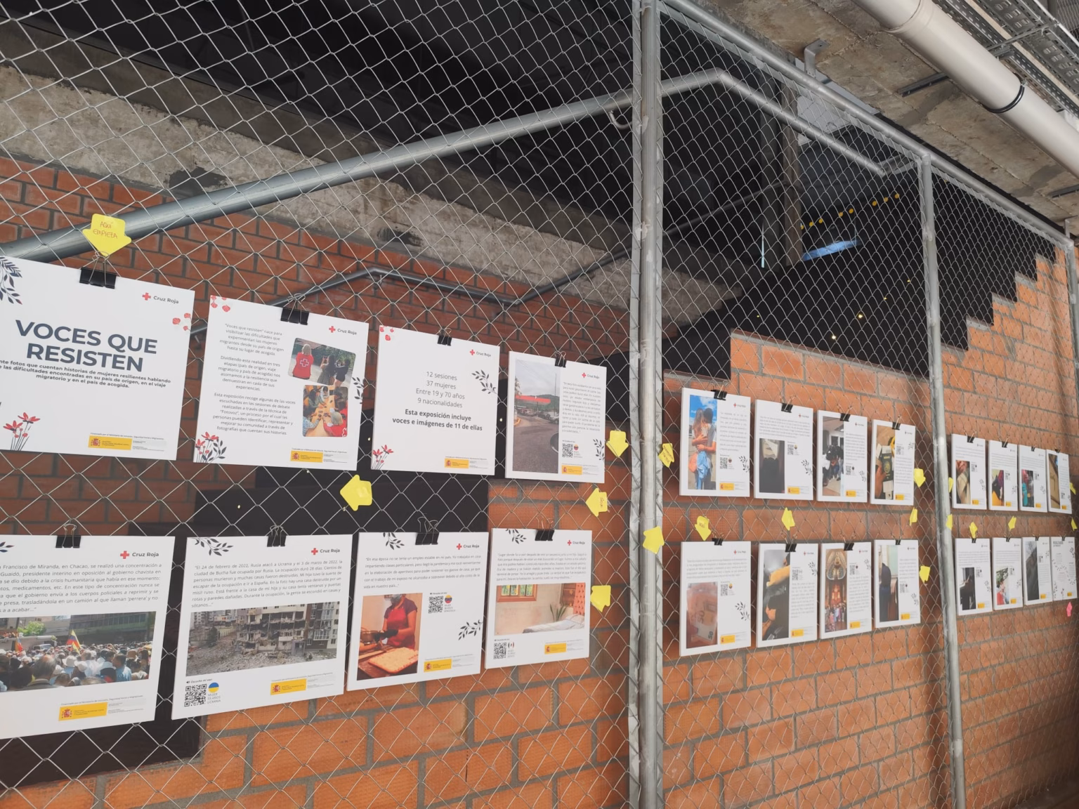 Exposición "Voces que resisten". Foto; Cruz Roja en Valladolid