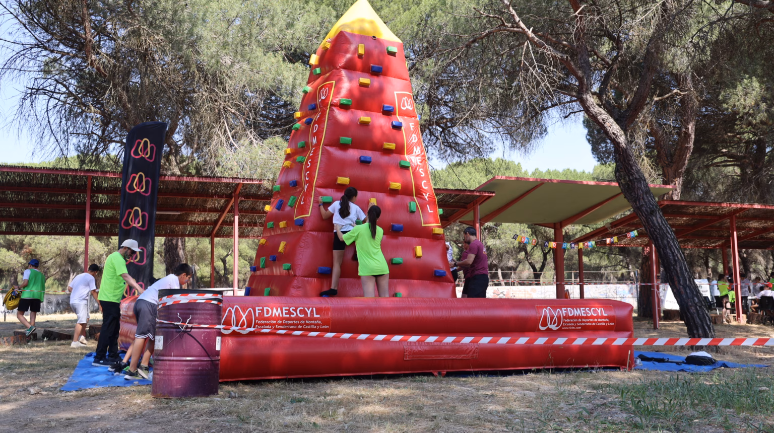 Una de las actividades deportivas realizadas en la Fundación Eusebio Sacristán este miércoles. Foto: Fundación Eusebio Sacristán