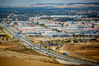 Imagen aérea del Polígono de San Cristóbal, en Valladolid. Foto: Asociación Polígono de San Cristóbal