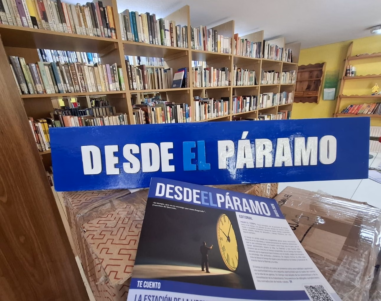 Redacción de la revista, en el Centro Penitenciario de Valladolid, en Villanubla. Foto: Desde el Páramo