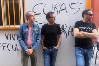 De izquierda a derecha: Lissa, Pelayo y Rubén Flaco. Foto: Social24Horas