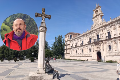 Ángel Herranz Camino de Santiago (Fotocomposición: Redacción Social24Horas)