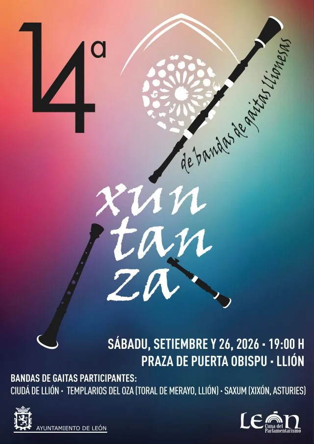 14ª Xuntanza de Gaitas - León 2026