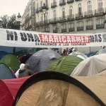 Acampada en la Puerta del Sol (Madrid). Foto: Social24Horas