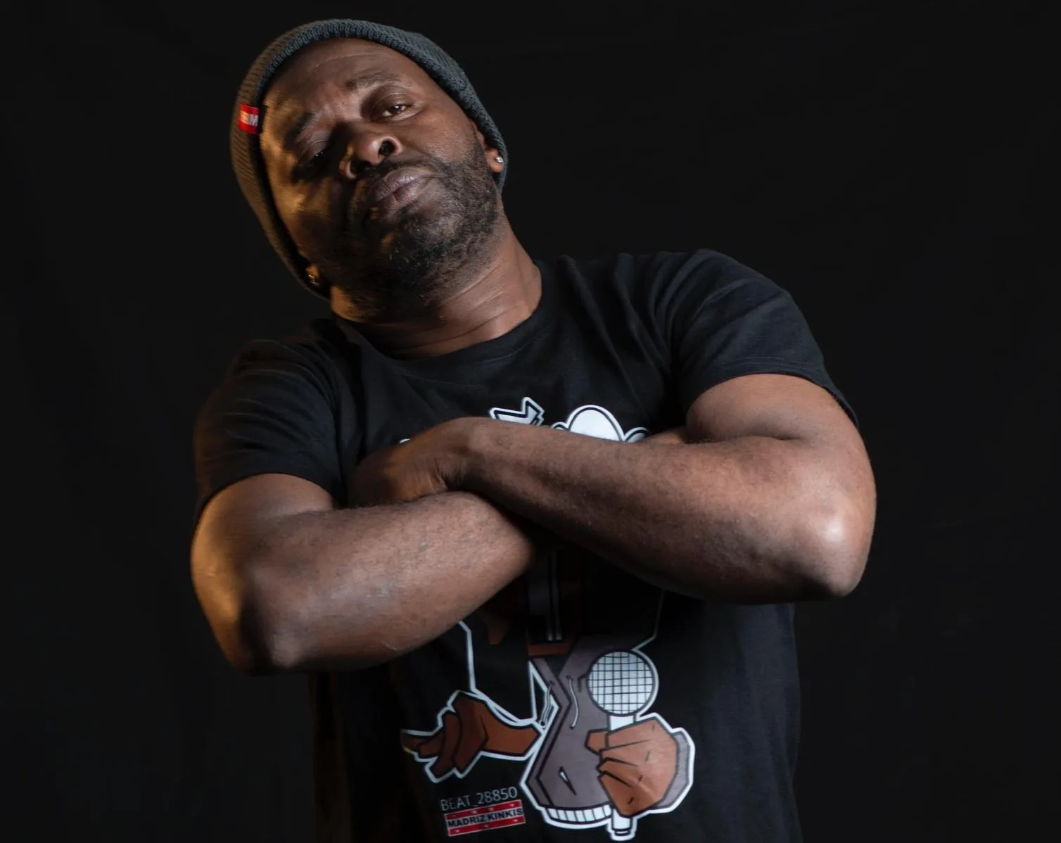 Kultama es el más joven de los raperos de Los Verdaderos Kreyentes de la Religión del Hip Hop, históricos del rap nacional. Foto: Mario de Lope