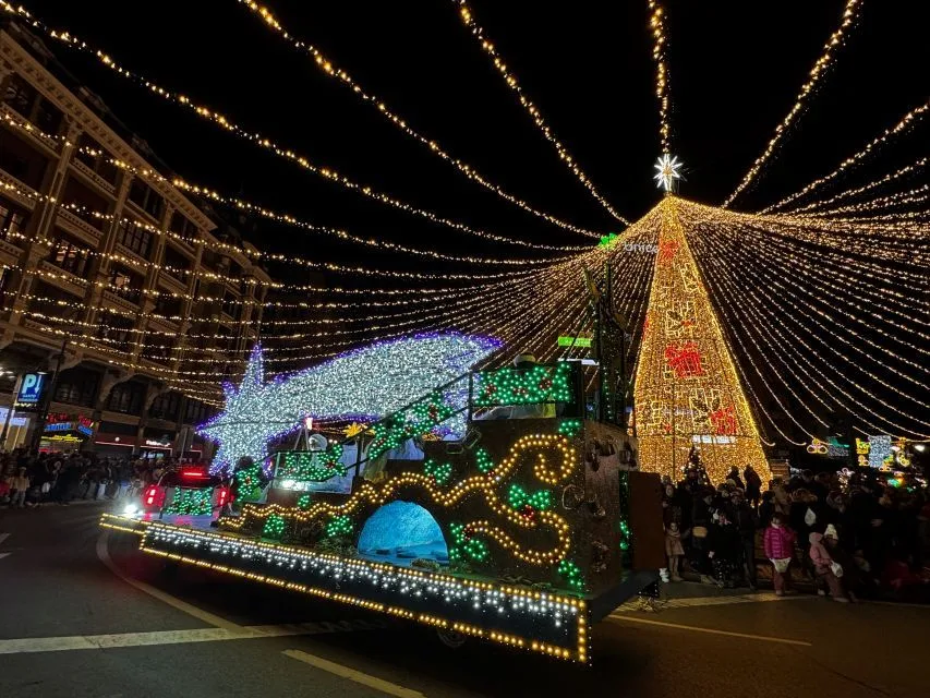 Luces Navidad Santo Domingo - León