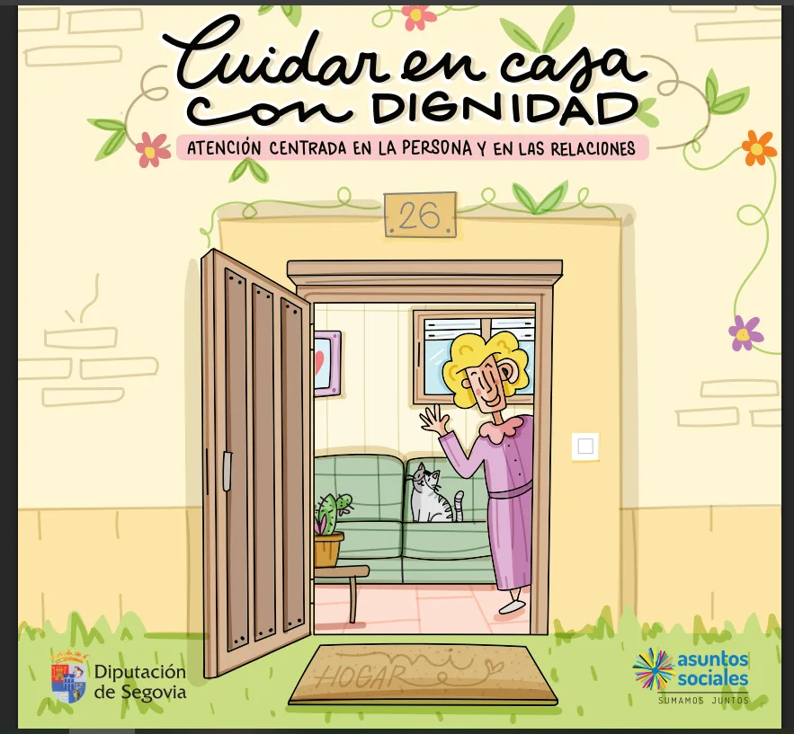 Portada Guía cuidar en casa Diputación de Segovia